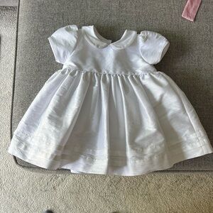 Little English Classic White Baby Dress